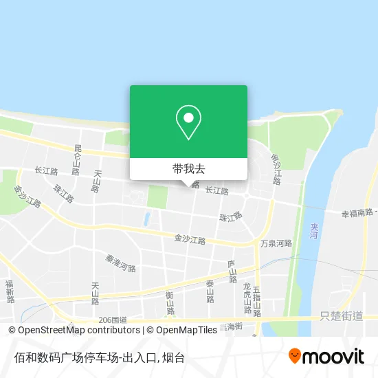 佰和数码广场停车场-出入口地图