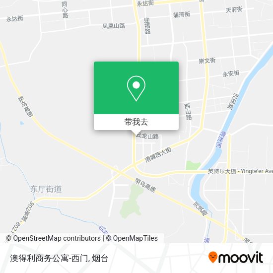 澳得利商务公寓-西门地图