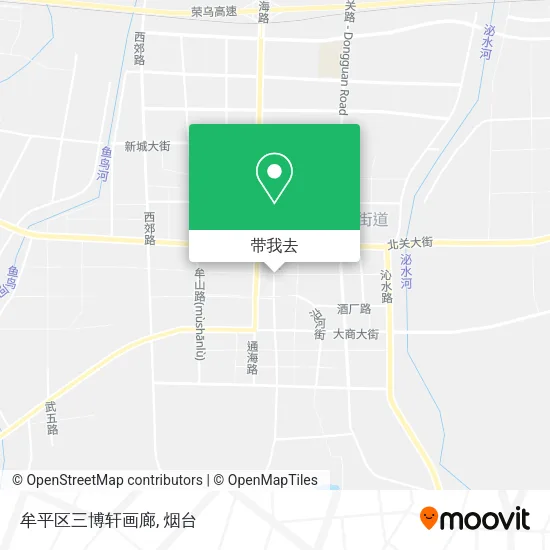 牟平区三博轩画廊地图