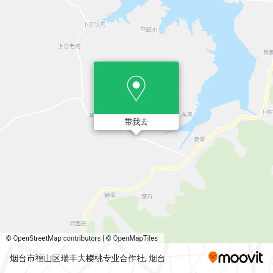 烟台市福山区瑞丰大樱桃专业合作社地图