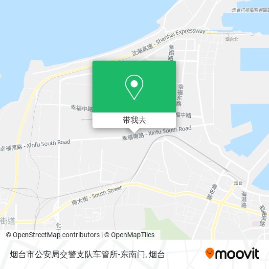 烟台市公安局交警支队车管所-东南门地图