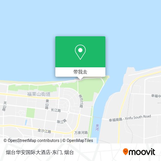 烟台华安国际大酒店-东门地图
