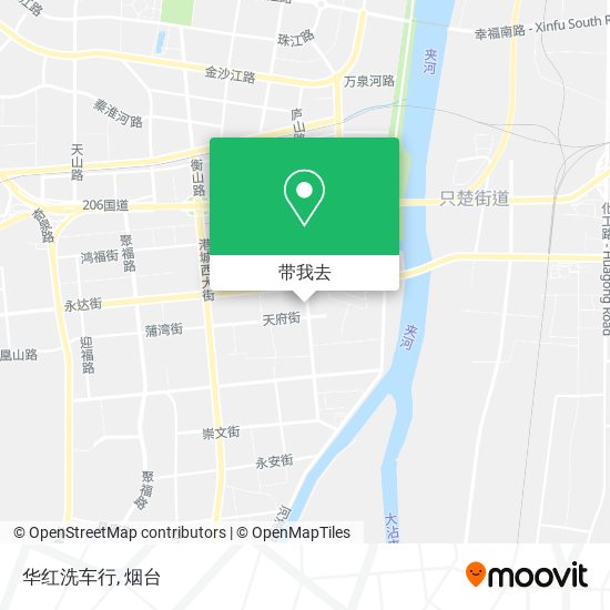 华红洗车行地图