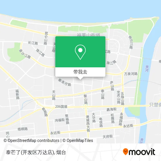 泰芒了(开发区万达店)地图