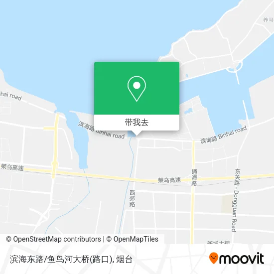 滨海东路/鱼鸟河大桥(路口)地图