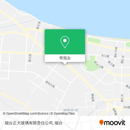 烟台正大玻璃有限责任公司地图