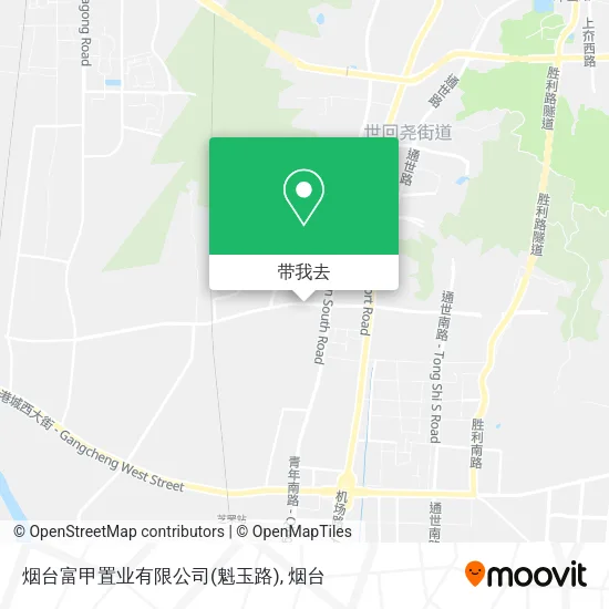 烟台富甲置业有限公司(魁玉路)地图