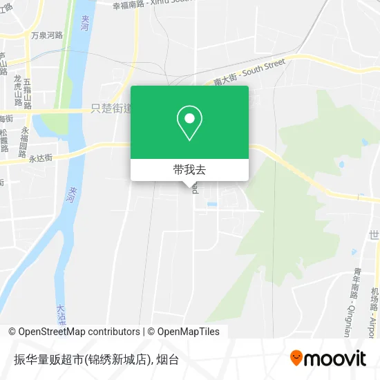 振华量贩超市(锦绣新城店)地图