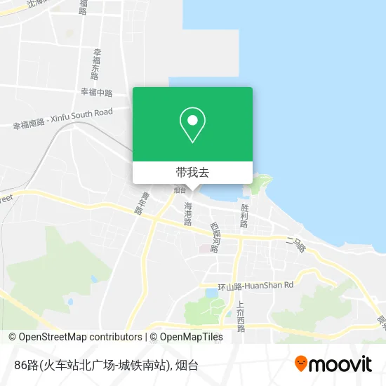 86路(火车站北广场-城铁南站)地图
