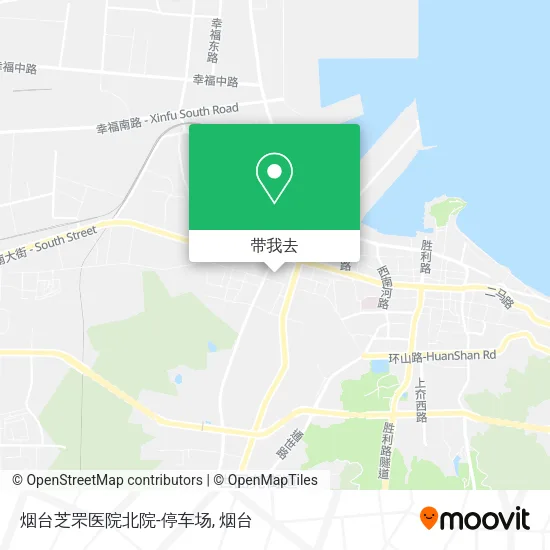 烟台芝罘医院北院-停车场地图