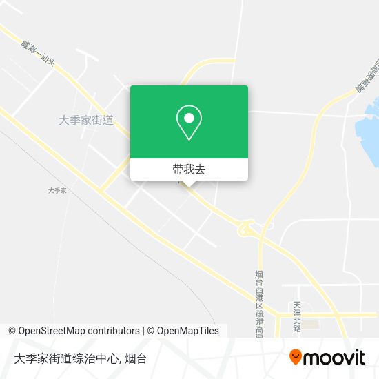 大季家街道综治中心地图