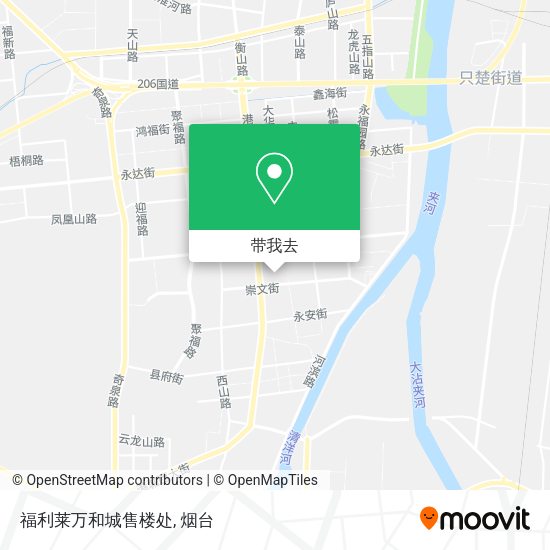 福利莱万和城售楼处地图