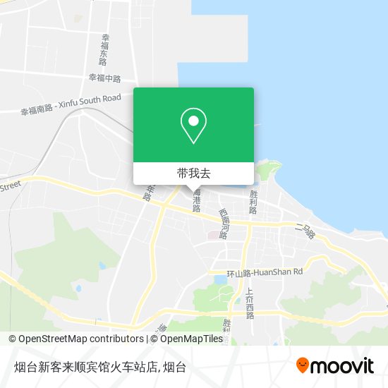 烟台新客来顺宾馆火车站店地图