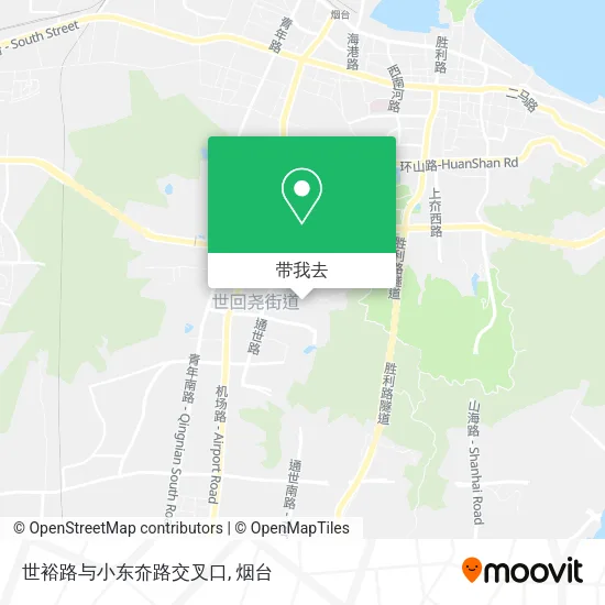 世裕路与小东夼路交叉口地图