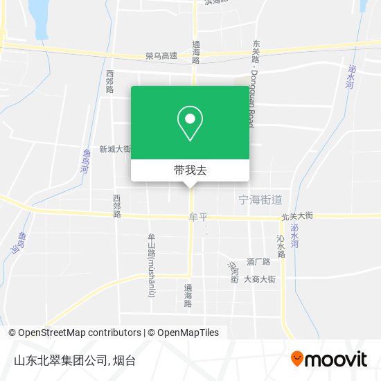 山东北翠集团公司地图