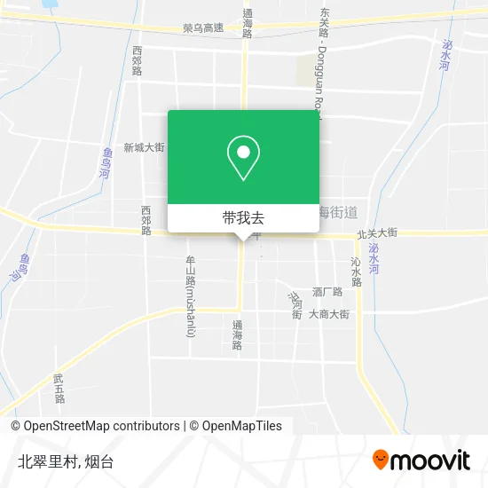 北翠里村地图