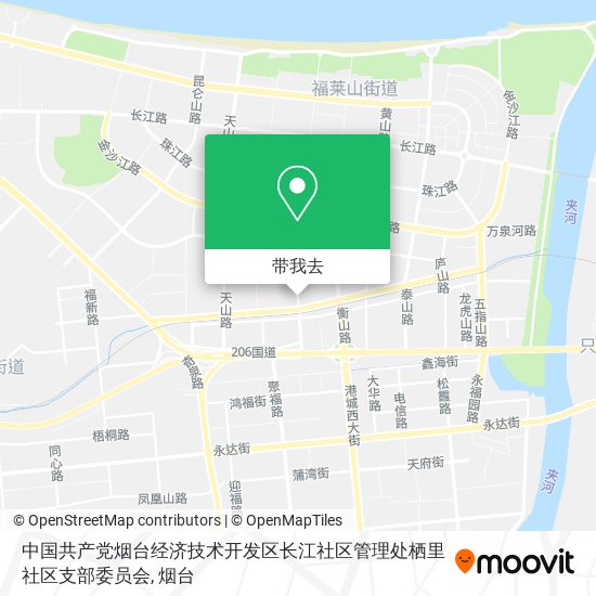 中国共产党烟台经济技术开发区长江社区管理处栖里社区支部委员会地图