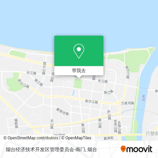 烟台经济技术开发区管理委员会-南门地图