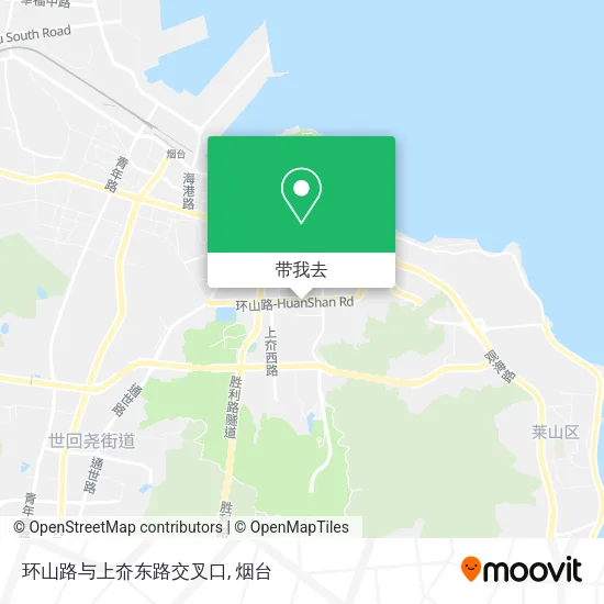 环山路与上夼东路交叉口地图
