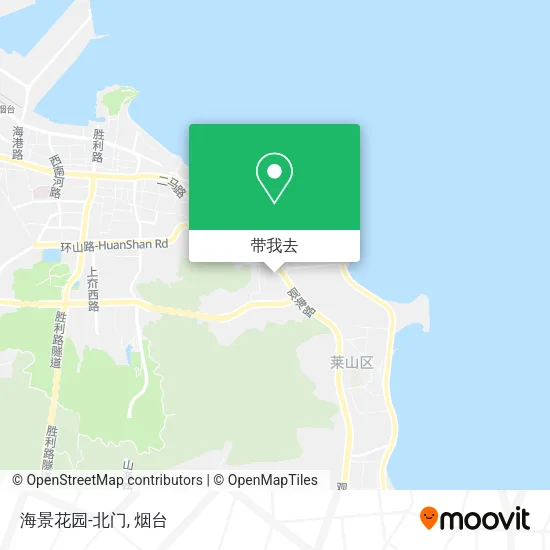 海景花园-北门地图