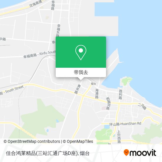 佳合鸿莱精品(三站汇通广场D座)地图