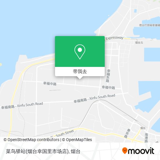 菜鸟驿站(烟台幸国里市场店)地图
