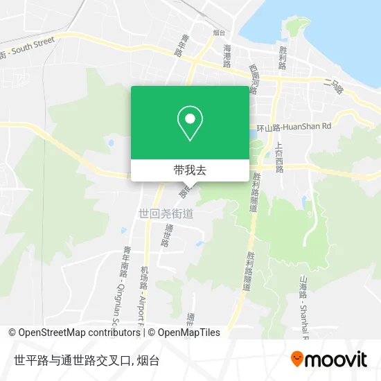 世平路与通世路交叉口地图