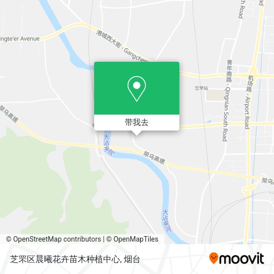芝罘区晨曦花卉苗木种植中心地图