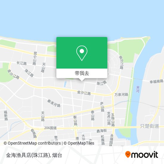 金海渔具店(珠江路)地图