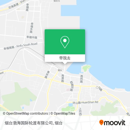 烟台渤海国际轮渡有限公司地图