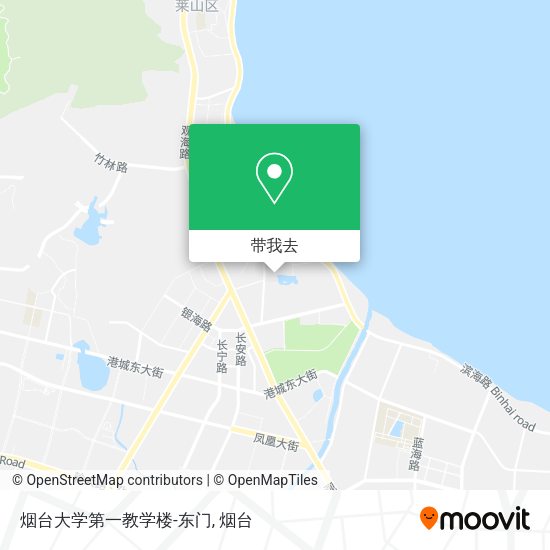 烟台大学第一教学楼-东门地图