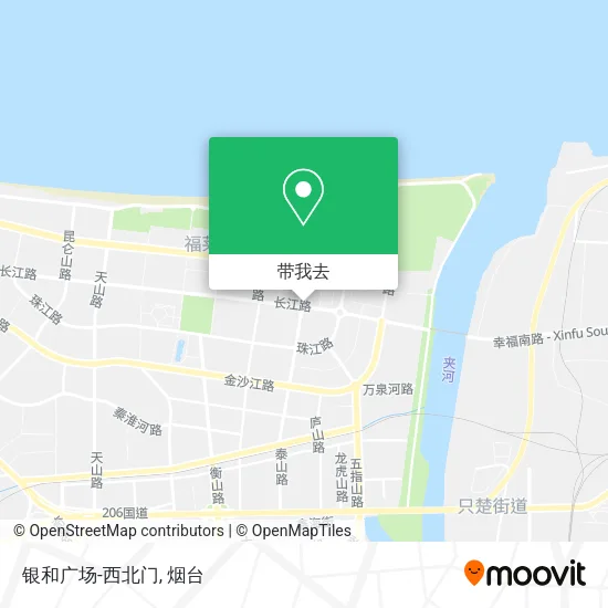 银和广场-西北门地图