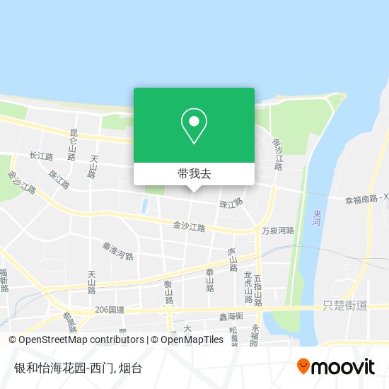 银和怡海花园-西门地图