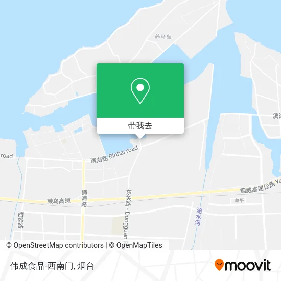 伟成食品-西南门地图