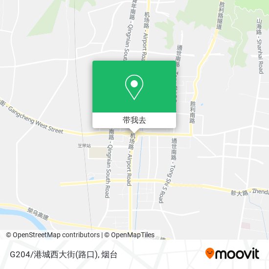 G204/港城西大街(路口)地图