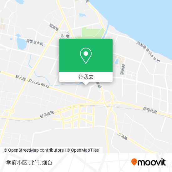 学府小区-北门地图