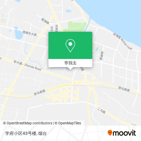 学府小区43号楼地图