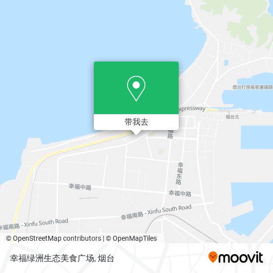 幸福绿洲生态美食广场地图