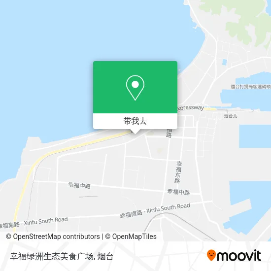 幸福绿洲生态美食广场地图
