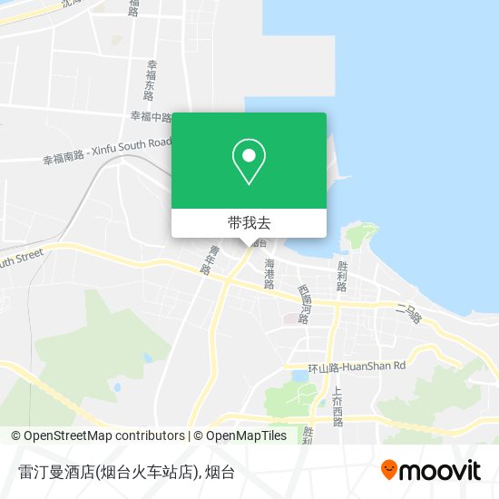 雷汀曼酒店(烟台火车站店)地图