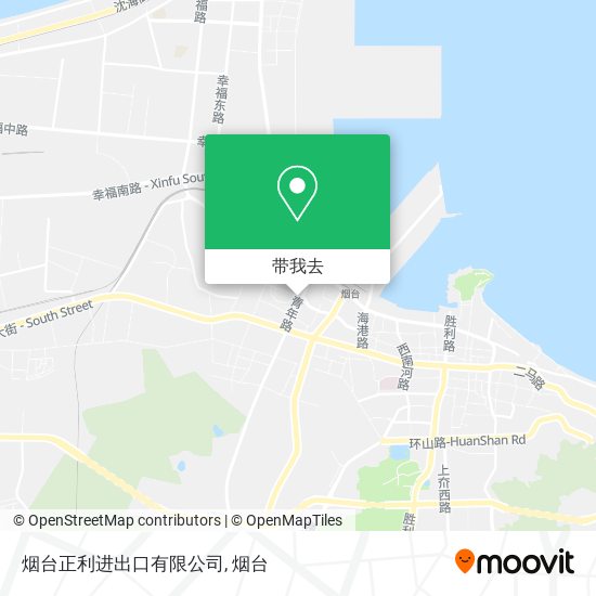 烟台正利进出口有限公司地图