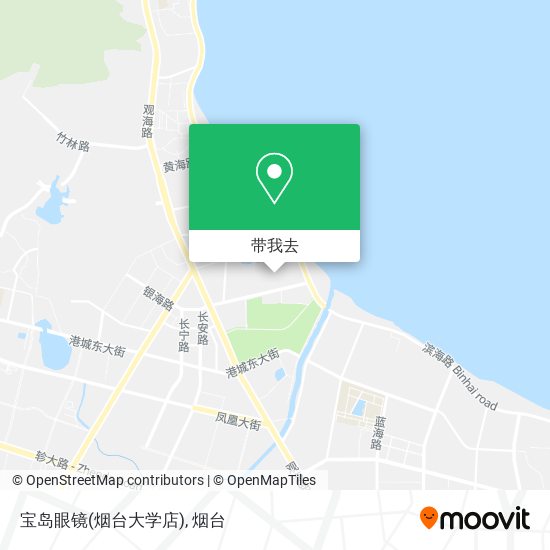 宝岛眼镜(烟台大学店)地图