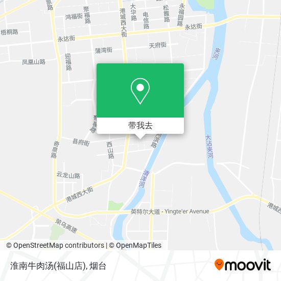 淮南牛肉汤(福山店)地图