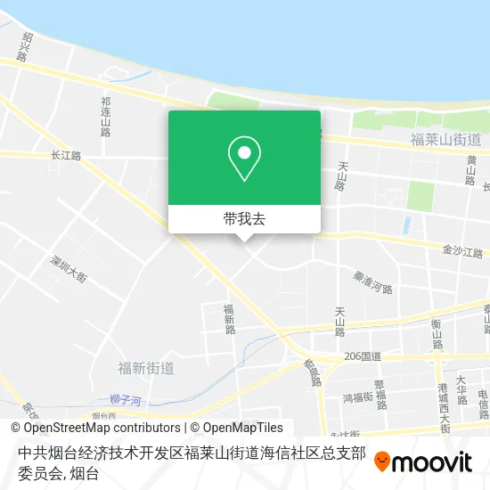 中共烟台经济技术开发区福莱山街道海信社区总支部委员会地图