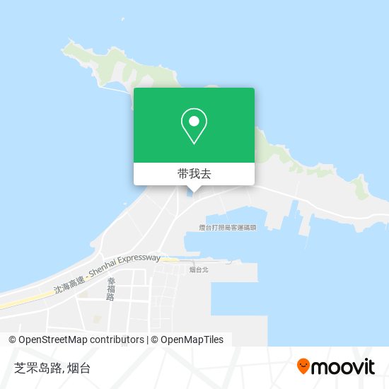 芝罘岛路地图