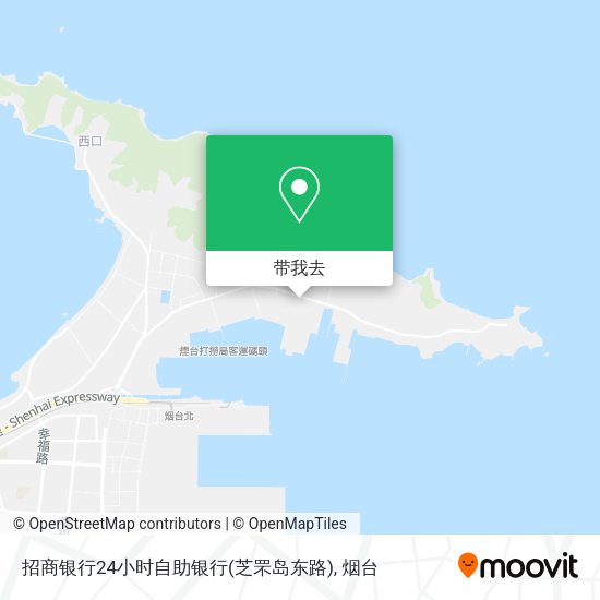 招商银行24小时自助银行(芝罘岛东路)地图