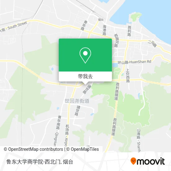 鲁东大学商学院-西北门地图