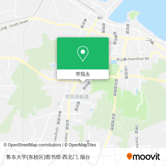 鲁东大学(东校区)图书馆-西北门地图