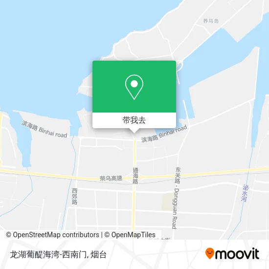 龙湖葡醍海湾-西南门地图