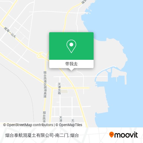 烟台泰航混凝土有限公司-南二门地图